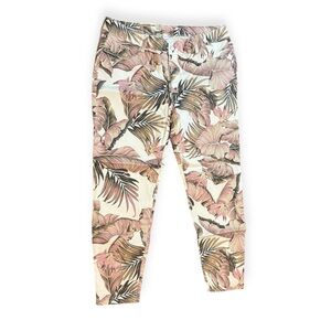 Tropical Print Women's Casual Pants